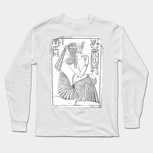 Ramses II as a Child, Louvre Stele Long Sleeve T-Shirt